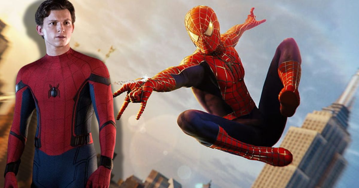 Tom Holland wearing new Spider-Man suit on set of Brand New Day