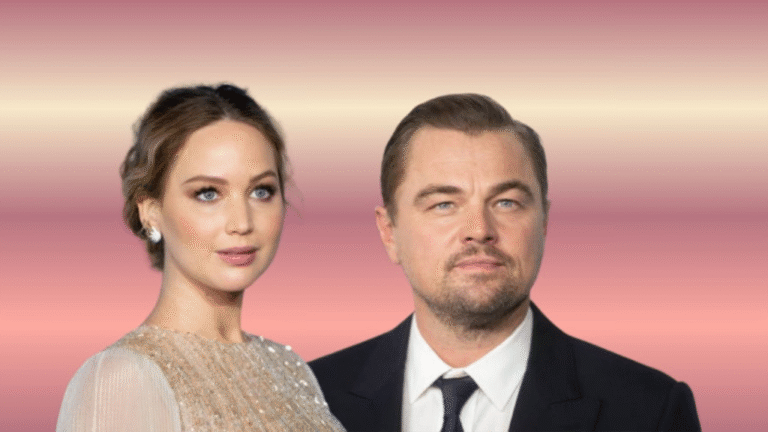Leonardo DiCaprio and Jennifer Lawrence