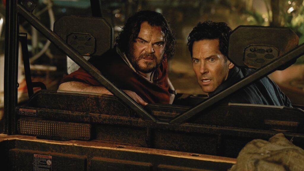 Jack Black and Paul Rudd in Anaconda Reboot 2025 trailer